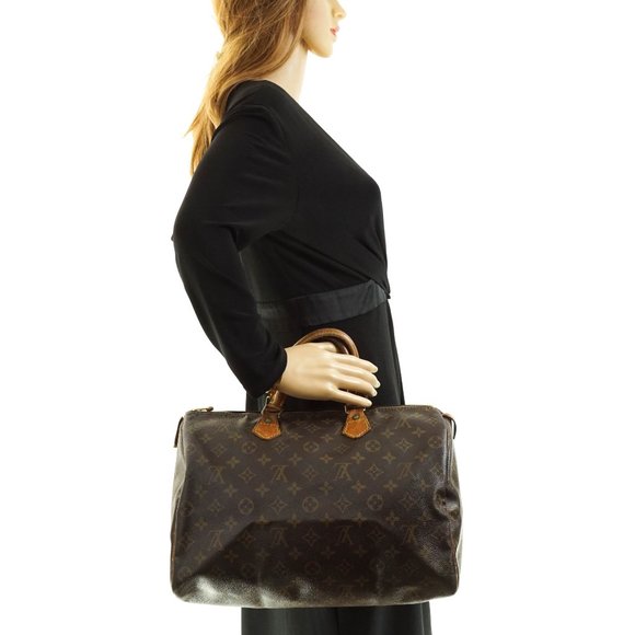 Auth Louis Vuitton Speedy 35 Satchel #N73305V75 - Picture 11 of 13